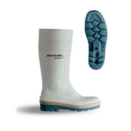 A Bezpečnostní obuv obuv Unisex, Nerezová ocel 9, Bílá Ano Dunlop 43 SRA
