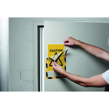 Nástěnný rám Černá, Žlutá 4945130 A4 236mm x 323 mm Durable