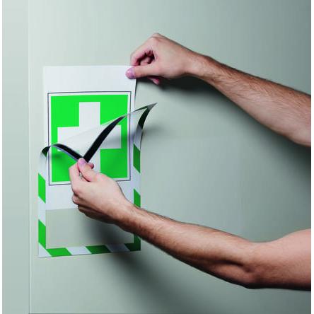 Nástěnný rám Bílá, Zelená 4945131 A4 236mm x 323 mm Durable