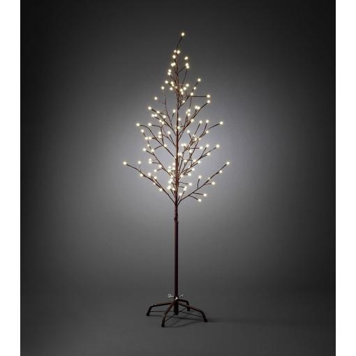 LED vánoční stromeček Konstsmide 3378-600, do sítě, hnědá