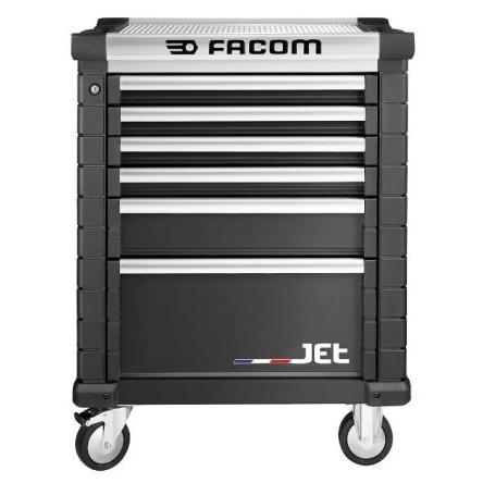 Pojízdná skříňka 6zásuvková Na kolečkách, Ocel, výška: 421 mm x 60mm, délka: 569 mm Facom