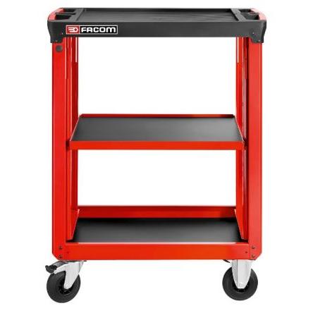 Vozík 3 Polypropylen Pro středně silnou zátěž Facom 560 mm 560 mm