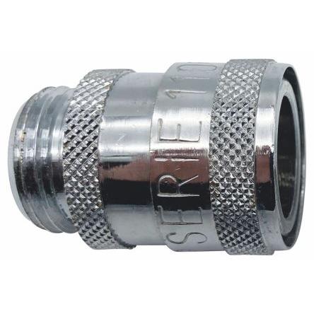 Přípojka hadicová, Chromovaná mosaz, vnitřní průměr hadice: 11 mm (vnitřní prům.), pracovní tlak: 35 bar RS PRO