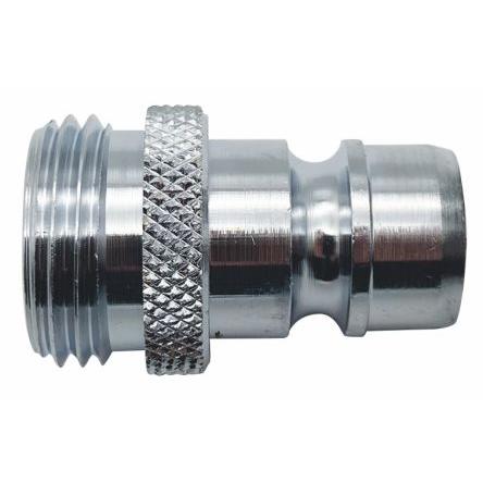 Přípojka hadicová, Chromovaná mosaz, vnitřní průměr hadice: 11 mm (vnitřní prům.), pracovní tlak: 35 bar RS PRO