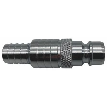 Přípojka hadicová, Chromovaná mosaz, vnitřní průměr hadice: 11 mm (vnitřní prům.), pracovní tlak: 35 bar RS PRO