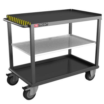 Police Pozinkovaná kovová deska 9 kg Facom 960 mm 546 mm