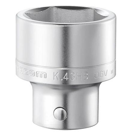 Zásuvka 3/4 in pohon 43 mm 6 bodů Čtvercový, celková délka: 27mm Facom