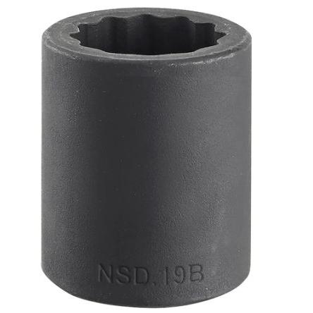 Nástrčkový klíč 1/2 in pohon 13 mm Standardní nástrčná hlavice Čtvercový, celková délka: 38mm Facom