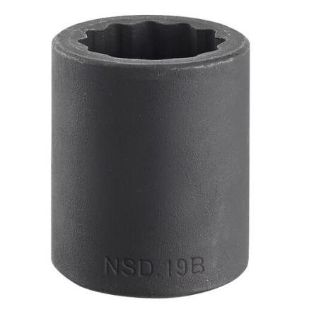 Nástrčkový klíč 1/2 in pohon 17 mm Standardní nástrčná hlavice Čtvercový, celková délka: 38mm Facom