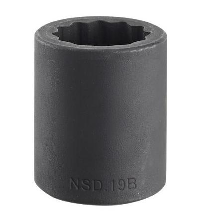 Nástrčkový klíč 1/2 in pohon 22 mm Standardní nástrčná hlavice Čtvercový, celková délka: 38mm Facom
