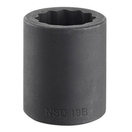 Nástrčkový klíč 1/2 in pohon 9 mm Standardní nástrčná hlavice Čtvercový, celková délka: 38mm Facom
