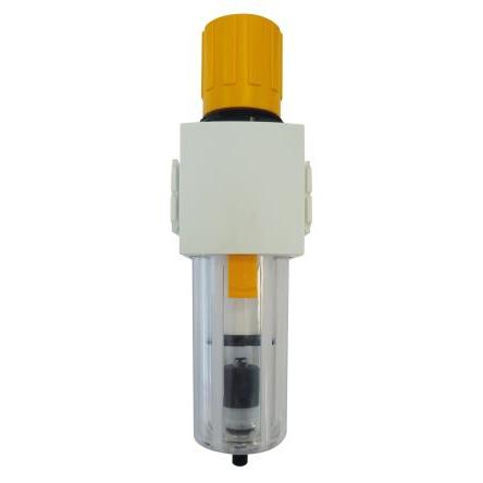 Regulátor s filtrem, řada: EA4000 40 μm, přípojka portu: 1/2 in G, max. tlak: 10 bar Automatické RS PRO