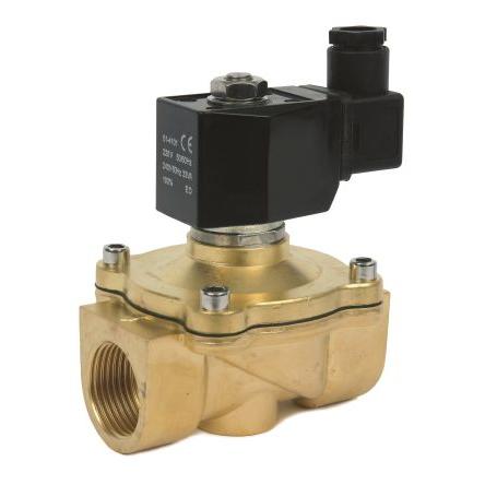 Elektromagnetický ventil 2portový NC 24V dc RS PRO 1/4 in BSP 1/4 in BSP