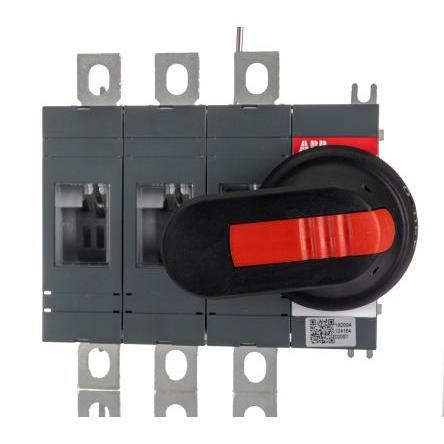 ABB Odpínač, rozsah: OT 3pólový Základna IP00, IP65 250A 250 kW