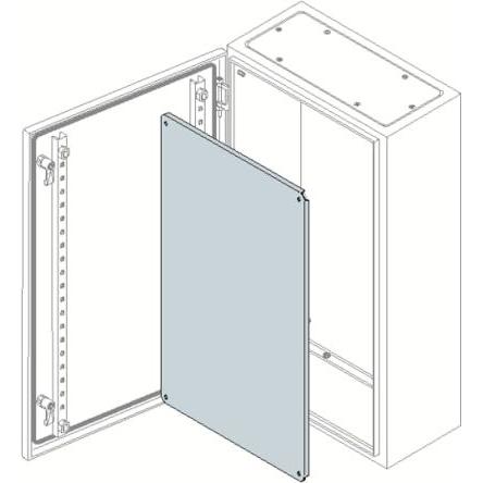 ABB Zadní deska, délka: 500 mm Pozinkovaný povrch x 300mm Pouzdro, Ocel