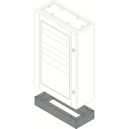 ABB Sokl, řada: SR2 300 mm barva Šedá 100 mm 600 mm, Ocel pro Pouzdro