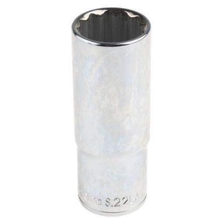Zásuvka 1/2 in pohon 22 mm 12 bodů Čtvercový, celková délka: 21mm Facom
