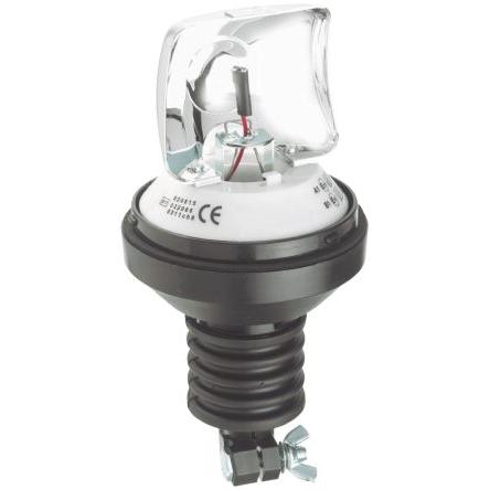 RS PRO Maják, řada: V10996 barva Zelená, Žlutá, Čirá, Červená, Modrá Žárovka 24V dc 4.6A Jednobodová, Magnetický, Flexi