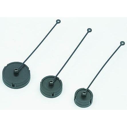 Protiprachová krytka, řada: Trident, Vnitřní velikost pouzdra 18, IP69K ITT Cannon Nylon