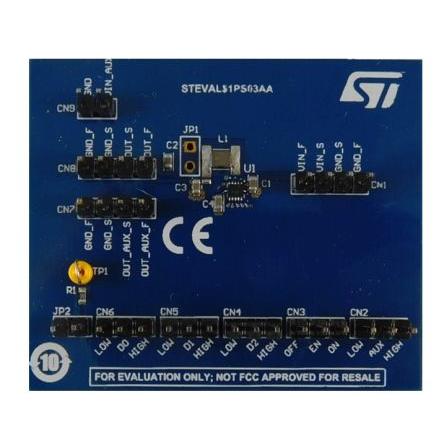 Vyhodnocovací deska STEVAL-1PS03A Snižovací měnič STMicroelectronics ST1PS03AQTR, pro použití s: Napájecí zdroje a