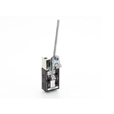 Pneumatický ventil s ručním ovládáním, řada: S/666 mechanical poppet 3/2 valve Páka G 1/8 G, materiál tělesa: Tlakově