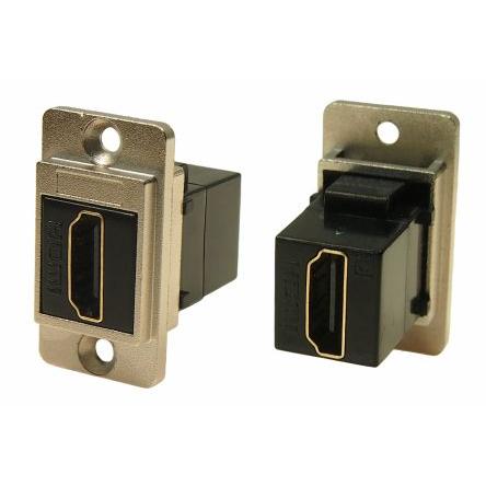 RS PRO Konektor HDMI, číslo řady: CP, Type A Zásuvka/zásuvka, počet kontaktů: 2, orientace těla: Rovný