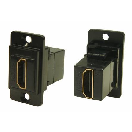 RS PRO Konektor HDMI, číslo řady: CP, Type A Zásuvka/zásuvka, počet kontaktů: 2, orientace těla: Rovný