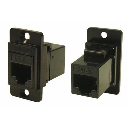 RS PRO Konektor RJ45, řada: FT Vnitřní Cat5e, počet cest: 8, Pravoúhlý, Montáž do panelu, počet portů: 1portový