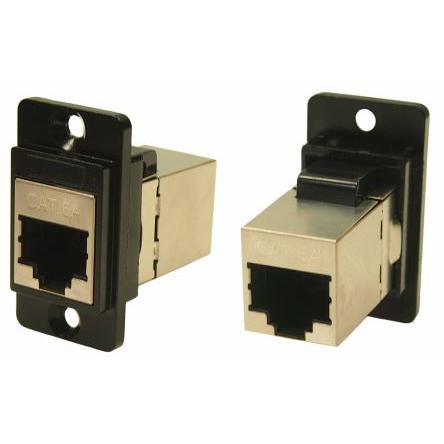 RS PRO Konektor RJ45, řada: FT Vnitřní, počet cest: 8, Pravoúhlý, Montáž do panelu, počet portů: 1portový