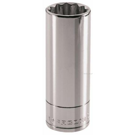 Zásuvka 3/8 in pohon 1 in 12 bodů Čtvercový, celková délka: 63.8mm Facom