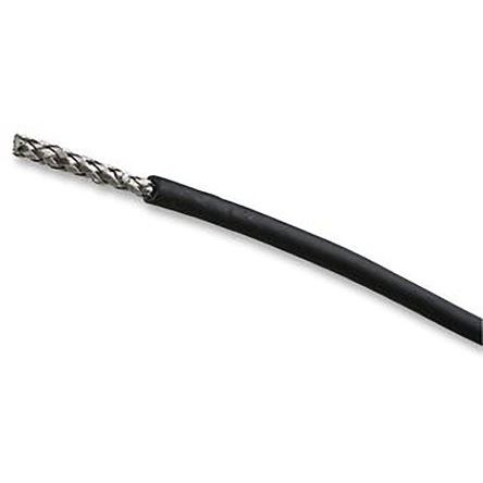 Koaxiální kabel, řada: CLFH RG178, Černá RayFoam, vnější průměr: 1.8 mm OD 100 m 50 Ω TE Connectivity Bez koncovky
