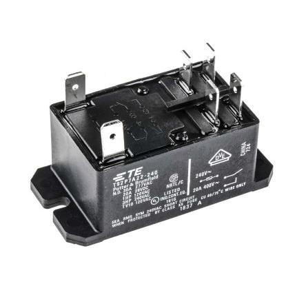 TE Connectivity Výkonové relé DPST 30A 240V ac T92