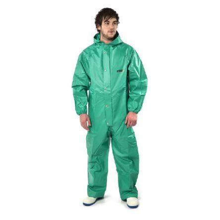 Skytec Kombinéza, SC: 122 to 130 cm Opakovaně použitelné Unisex, Zelená, SC: 2XL, Tkanina potažená polyvinylchloridem BS