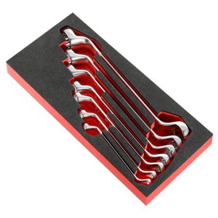 Sada očkových klíčů, počet kusů: 7, 18 x 19 mm, 21 x 23 mm, 10 x 11 mm, 8 x 9 mm, 12 x 13 mm, 16 x 17 mm, 14 x 15 mm