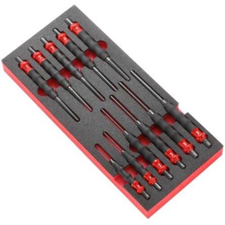 Děrovací sada, počet kusů: 11 Děrovací kladivo Facom, celková délka: 188mm