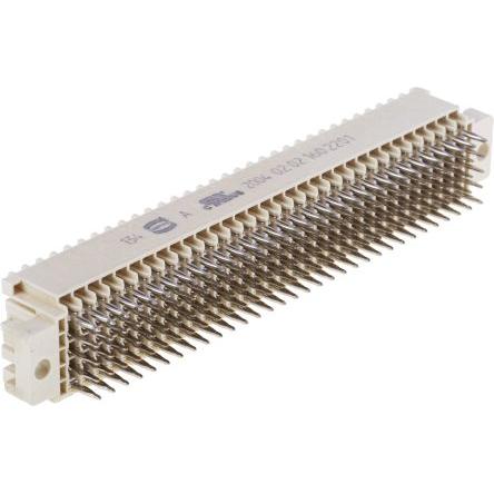 HARTING Konektor DIN 41612, řada: har-bus 64, orientace těla: Rovný, rozteč: 2.54 mm, počet kontaktů: 160, počet řad: 5