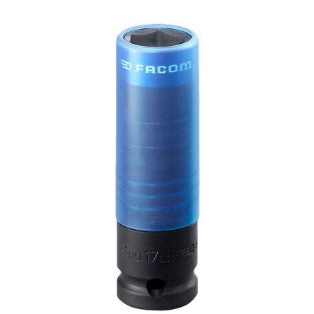 Nástrčkový klíč 1/2 in pohon 17 mm 6 bodů Čtvercový, celková délka: 210mm Facom