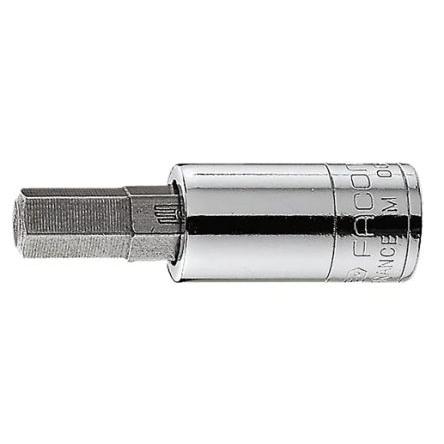 Zásuvka 1/4 in pohon 3.96 mm Šestihran Čtvercový, celková délka: 15mm Facom