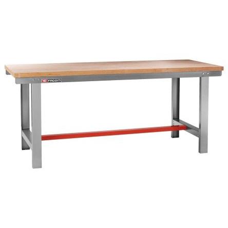Facom Pracovní stůl 860 mm, délka: 750 mm 2000mm, Buková překližka