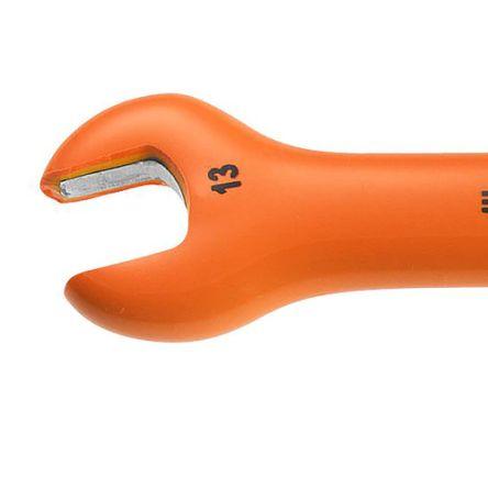 Klíč s otevřeným koncem Splňuje normu VDE/1000V Metrické, celková délka: 105mm Facom