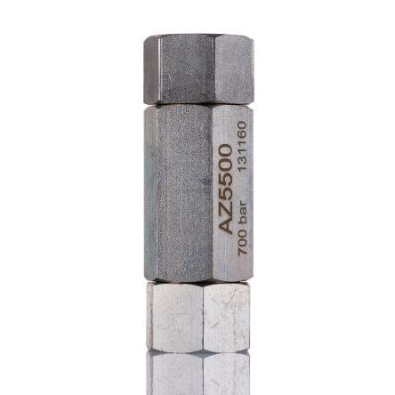 RS PRO Hydraulický zpětný ventil Ocel, řada: AZ, max. tlak: 700 bar NPT