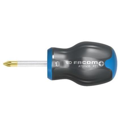 Šroubovák se závitem, dělka lopatky: 35 mm Protwist hrot PZ1, celková délka: 91mm Facom