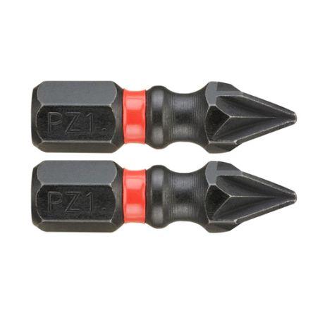 Facom Bit šroubováku, PZ1, celková délka: 47.5 mm, počet kusů: 2