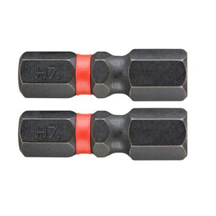 Facom Bit šroubováku, typ hlavice: Šestihranný, Šestihran, 6.35 mm, 7 mm, celková délka: 47.5 mm, počet kusů: 2