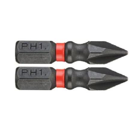 Facom Bit šroubováku, PH1, celková délka: 47.5 mm, počet kusů: 2