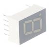 SA05-11EWA LED displej 1 7 segmentů Anoda barva LED diody Červená 7.6mcd Pravá strana 12.7 mm Kingbright 625nm