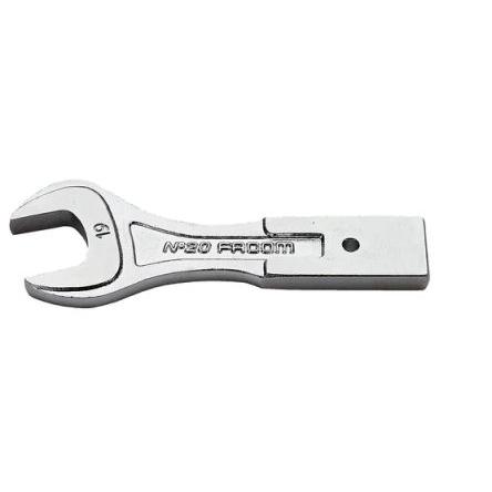 Facom Vložka klíče, Otevřený konec, Vložka s otevřeným koncem, 12 x 7 mm, 13 mm, Chromová