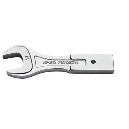 Facom Vložka klíče, Otevřený konec, Vložka s otevřeným koncem, 12 x 7 mm, 17 mm, Chromová