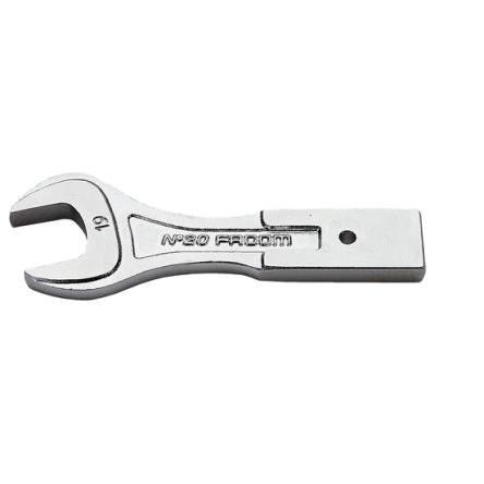 Facom Vložka klíče, Otevřený konec, Vložka s otevřeným koncem, 12 x 7 mm, 21 mm, Chromová
