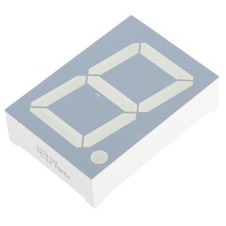 SBA15-11EGWA LED displej 1 7 segmentů Anoda barva LED diody Zelená, Červená 16000μcd, 24000 μcd Pravá strana 38 mm